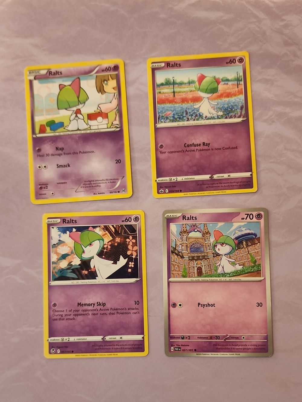 Ralts Trading Card 💚💜🩷